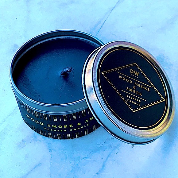 DW HOME CANDLE WOOD SMOKE & AMBER SET SCENTED - Picture 6 of 10